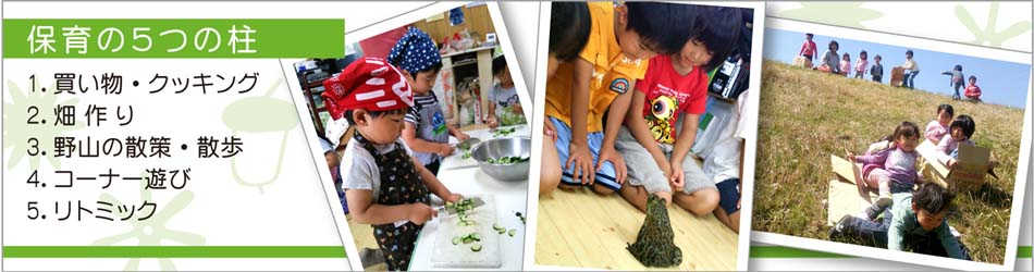 保育の５つの柱